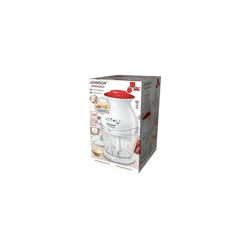 Johnson Sminuzza Tritatutto per amalgamare, tritare ed emulsionare 0,7 Lt. 300W