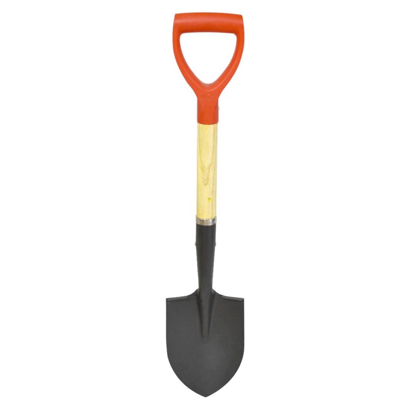 KOMBO MINI PALA/VANGA DA GIARDINO 70 CM IN ACCIAIO VERNICIATO MANICO IN ABS+TPR
