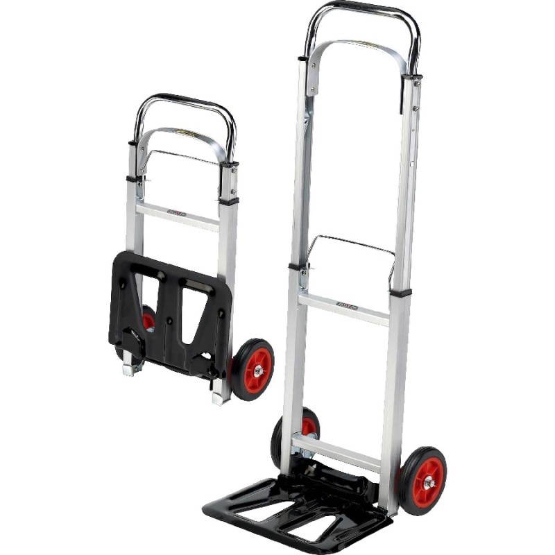 KOMBO CARRELLO INDUSTRIALE PIEGHEVOLE IN ALLUMINIO CAPACITA' DI CARICO 90KG